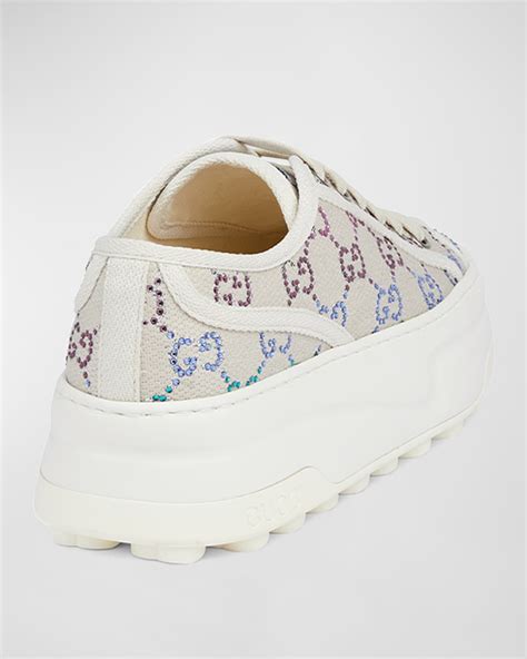 gucci treck|gucci embroidered sneakers.